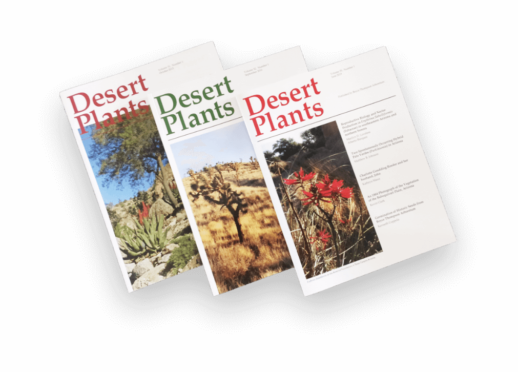 Past issues of Desert Plants journal