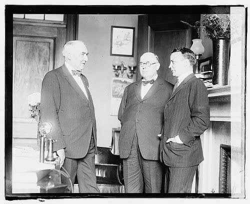 Warren G Harding William Boyce Thompson Theodore Roosevelt Jr in 1920
